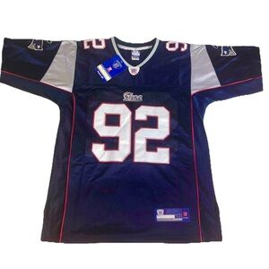 NWT Reebok NFL New England Patriots Albert Haynesworth 92 Football Jersey 56 2X